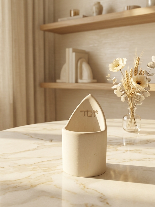 Modern Yizkor Candle Holder