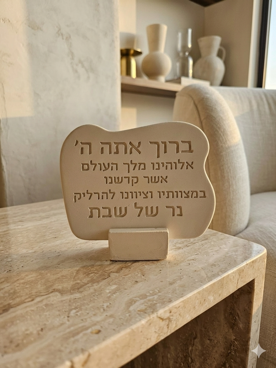 Shabbat & Yizkor Candle Lighting Set