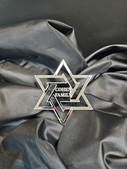 Magen David Shape Napkin Holder Ring