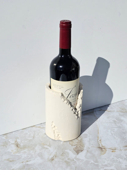 Personalized Stone Look Wine Holder