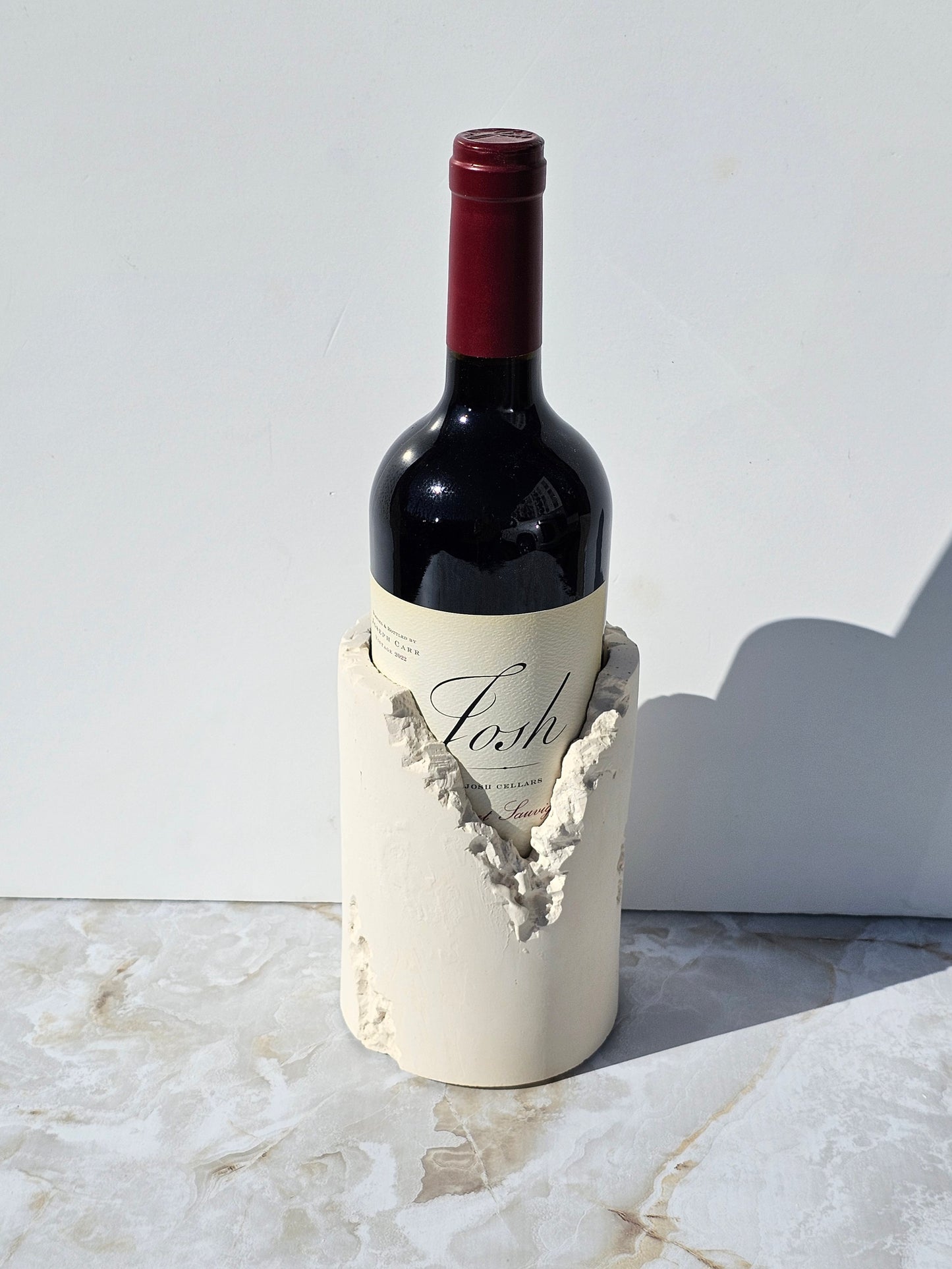 Personalized Stone Look Wine Holder