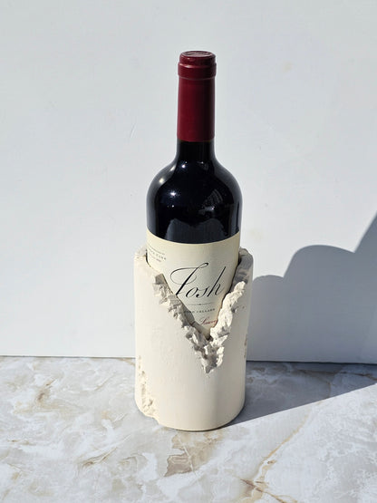 Personalized Stone Look Wine Holder