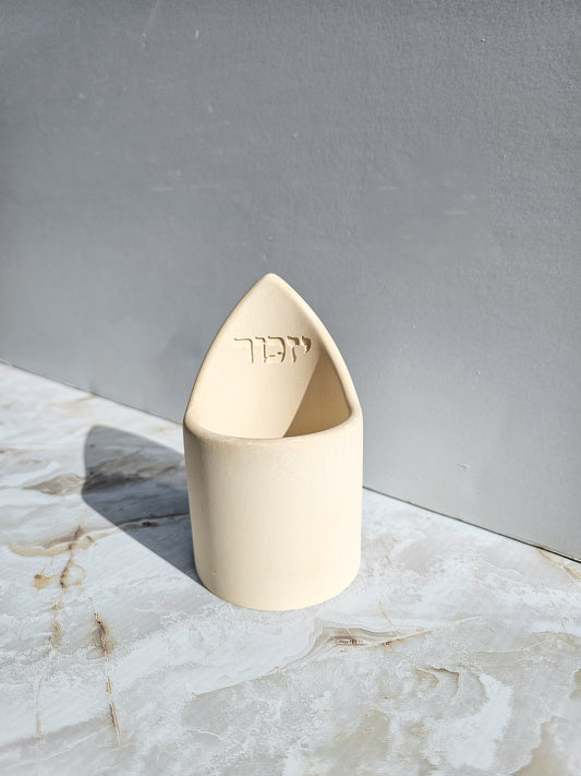 Modern Yizkor Candle Holder