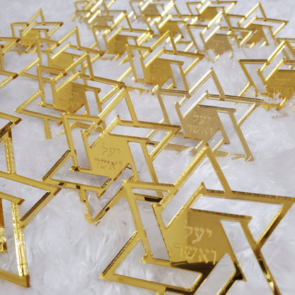 Star of david napkin holder, david star napkin holder, Custom napkin holder,Jewish napkin holder, holidays napkin holder.