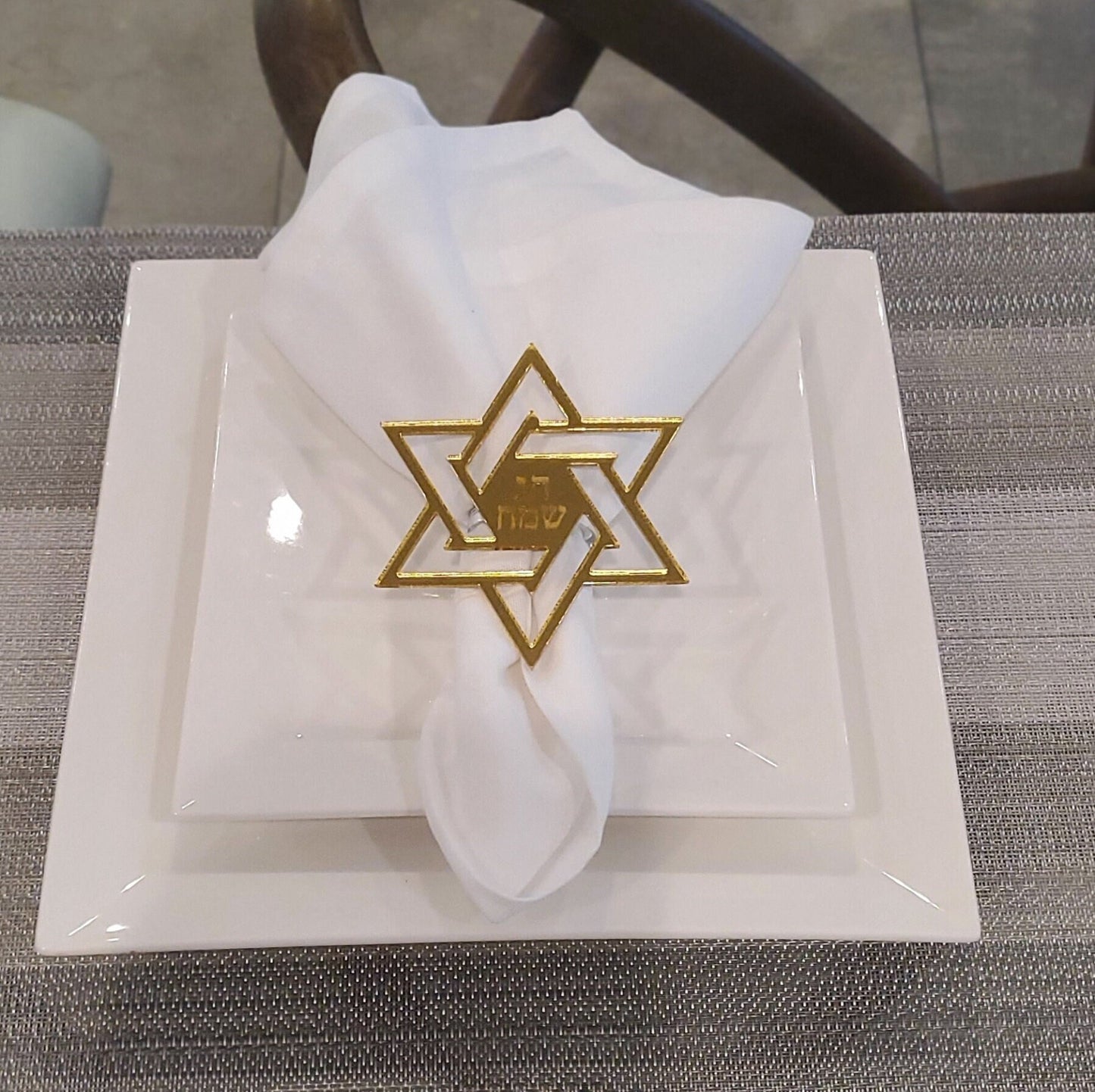 Star of david napkin holder, david star napkin holder, Custom napkin holder,Jewish napkin holder, holidays napkin holder.