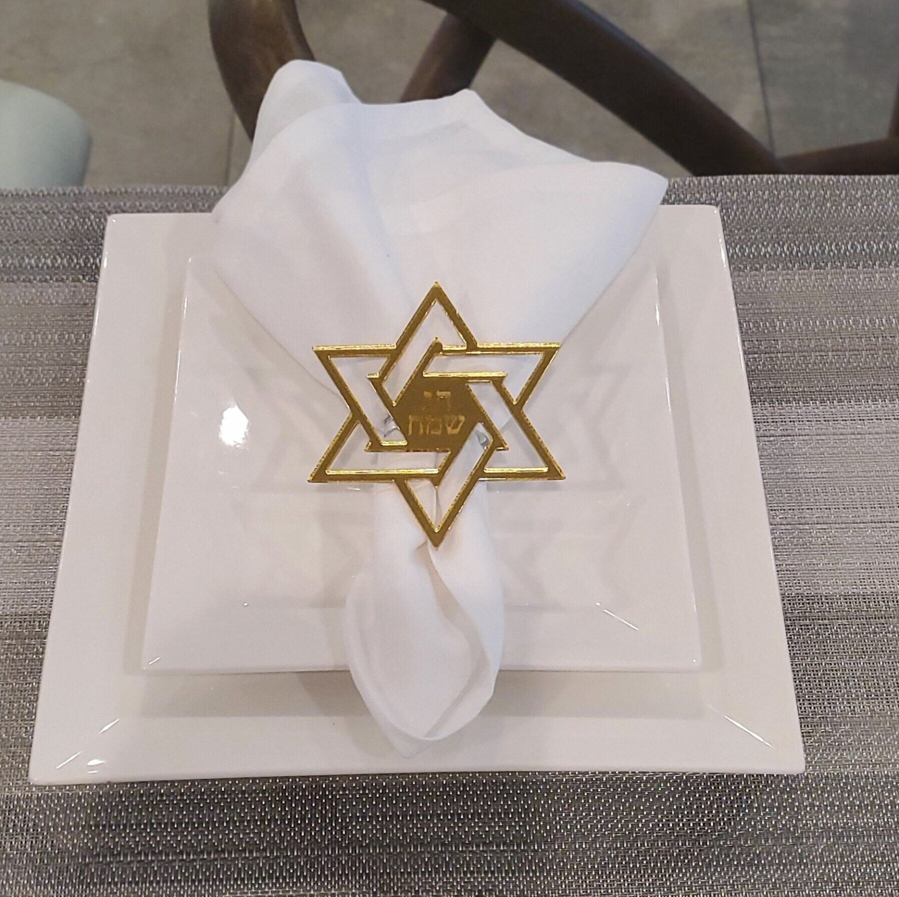 Star of david napkin holder, david star napkin holder, Custom napkin holder,Jewish napkin holder, holidays napkin holder.