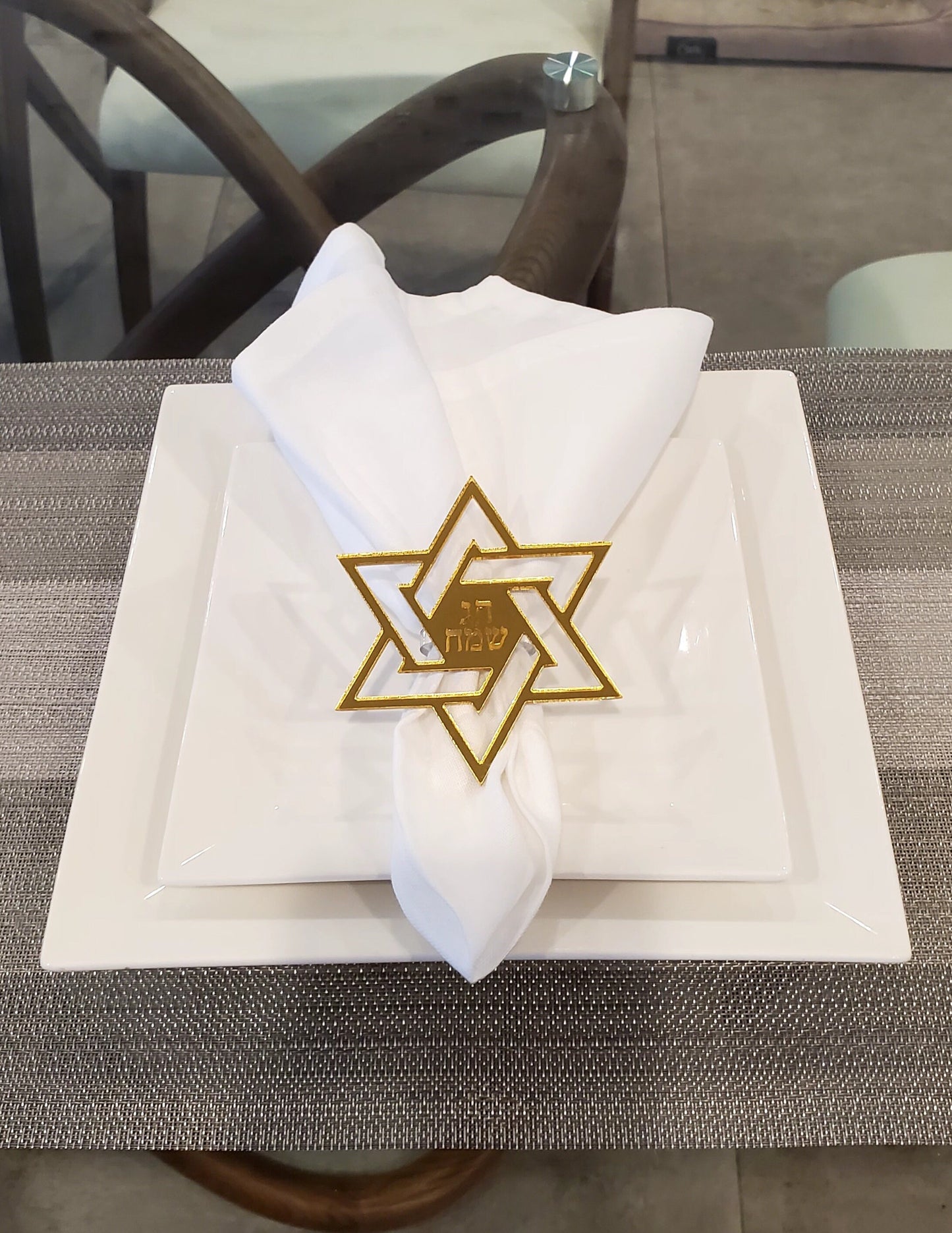 Star of david napkin holder, david star napkin holder, Custom napkin holder,Jewish napkin holder, holidays napkin holder.