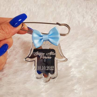 Stroller pin,stroller baby pin, hamsa pin, baby gift, new born gift, stroller accessories,1st baby gift, Tfilat Haderech, Judica, baby pin.