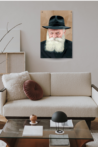Rebbe of Lubavitch – Spiritual Jewish Home Decor