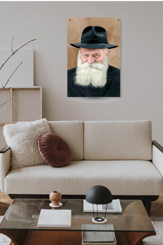 Rebbe of Lubavitch – Spiritual Jewish Home Decor