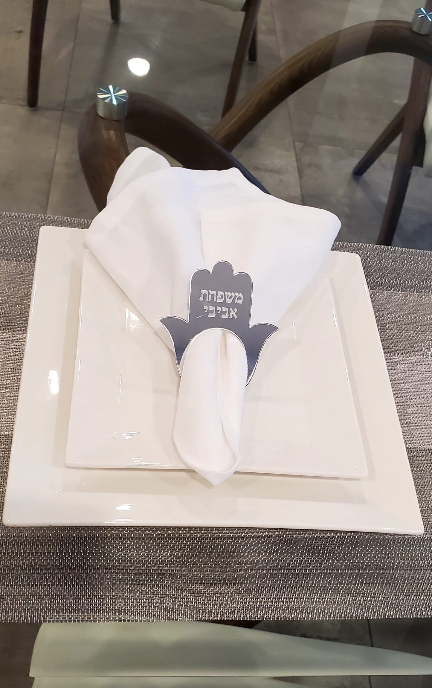 Hamsa napkin holder, hamsa design napkin holder, Custom napkin holder,Jewish napkin holder, holidays napkin holder.